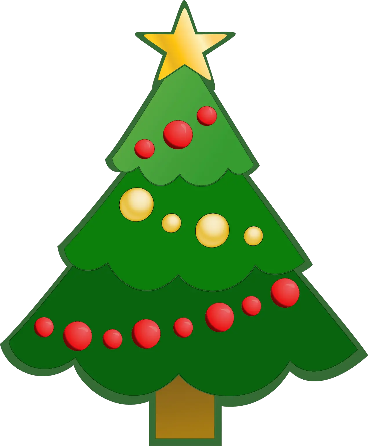 Christmas Tree Png Vector