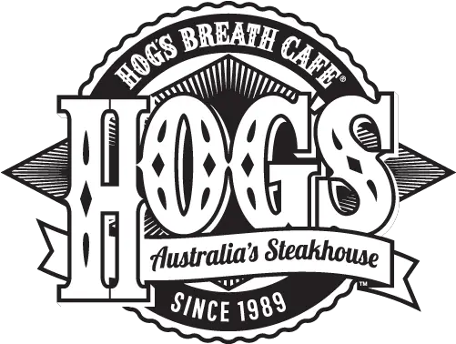 Hogs Breath Cafe Logo Full Size Png Download Seekpng Hogs Breath Logo Breath Of The Wild Logo Transparent