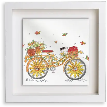 Fall Bicycle Happy Frame Picture Frame Png Fall Frame Png