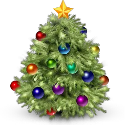 Black Christmas Tree Png