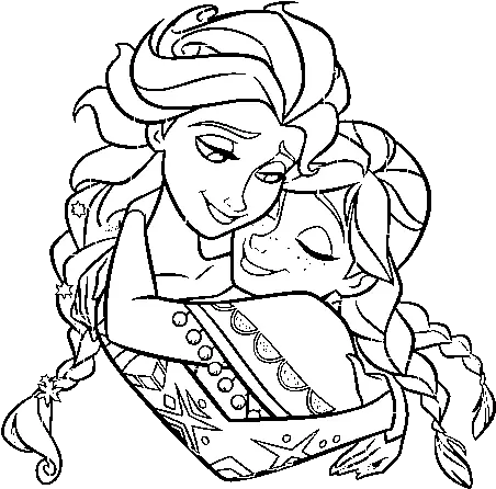 Download Frozen Elsa And Anna Frozen Elsa Y Anna Para Frozen Coloring Pages Png Elsa And Anna Png