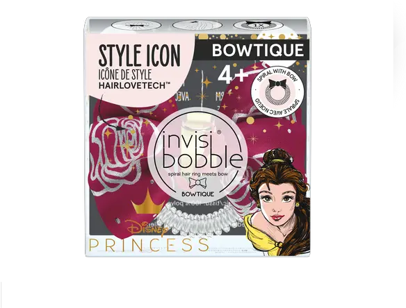 Invisibobble Disney Princess Collection Belle Bowtique Invisibobble Disney Png Belle Icon