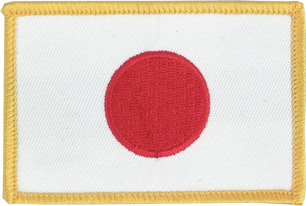 Japan Flag Patch Circle Png Japan Flag Png