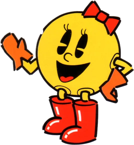 Ms Ms Pac Man Png Pac Man Transparent