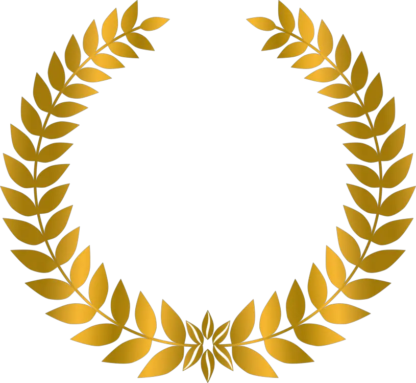 Openclipart Clipping Culture Transparent Golden Laurel Wreath Png Laurel Wreath Transparent