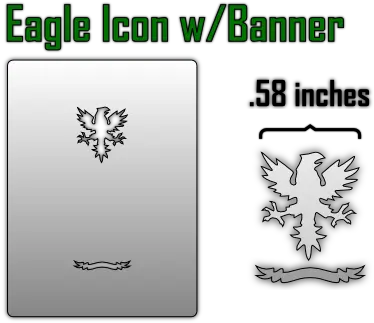 Eagle Banner Icon Airbrush Stencil Drawing Png Banner Icon Png