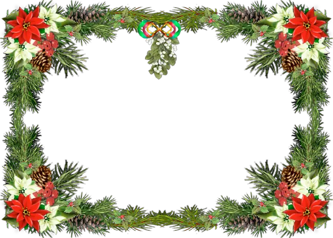 Transparent Christmas Frame Png