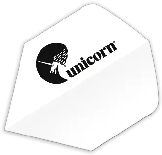 Unicorn Maestro Dart Flights 100 Micron Big Wing Xl Unicorn Logo White Emblem Png Dart Logo