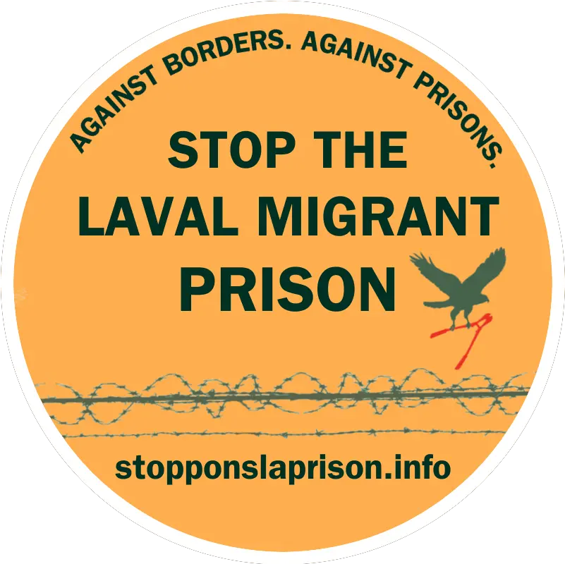 No To A New Prison For Refugees And Migrants In Laval Sign Png Prison Bars Transparent Background