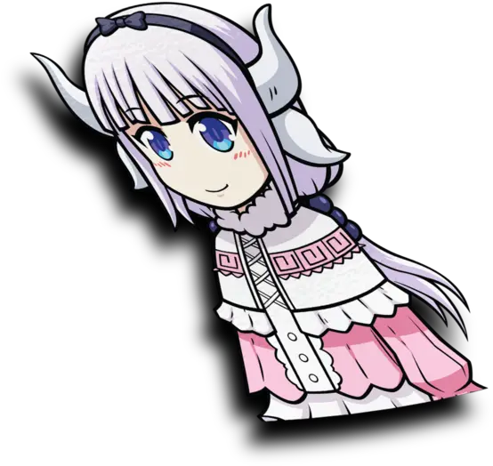 Kanna Half Peeker Sticker Fictional Character Png Kanna Transparent