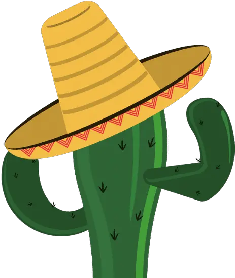 Cactus And Sombrero Icon People Are Welcoming In Mexico Png Sombrero Icon