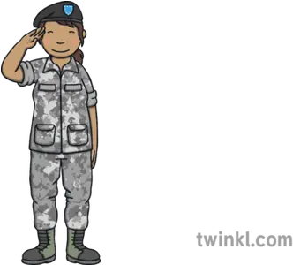 Female Us Soldier American Armed Forces Army Uniform Salute Ks1 Standing Png Us Soldier Png