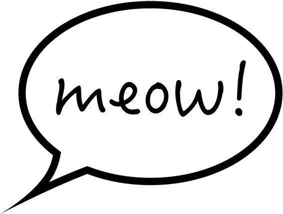 Download Free Png Meow Speech Bubble Album On Imgur Transparent Meow Speech Bubble Speech Bubbles Png