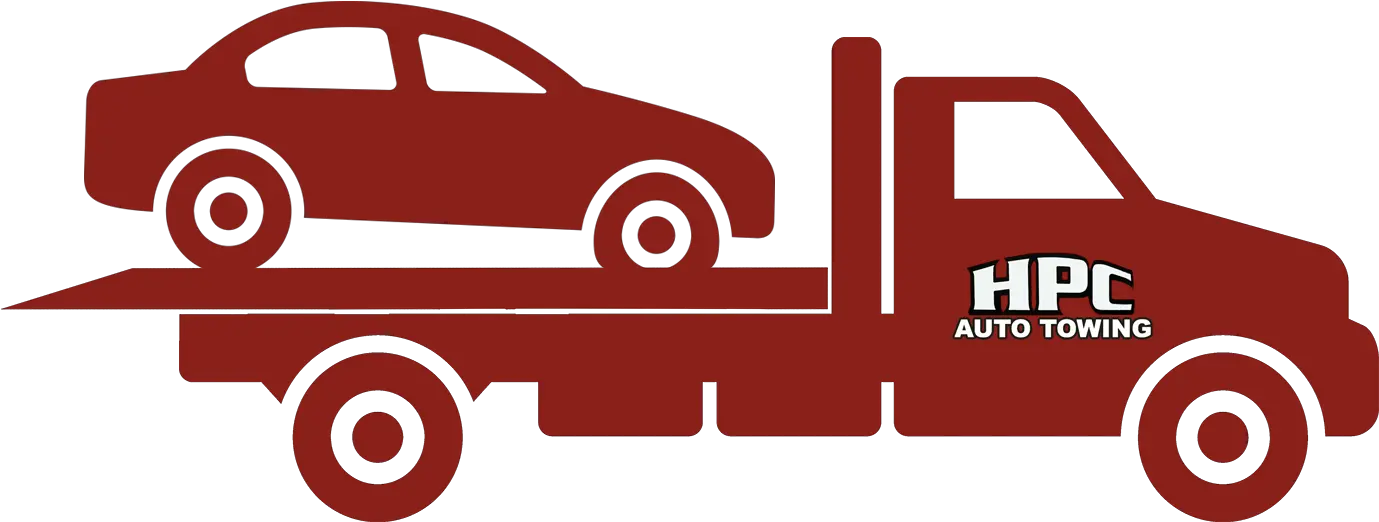 Only Icon Hpc Auto Towing Vector Flat Bed Tow Truck Clip Art Png Tow Truck Logo