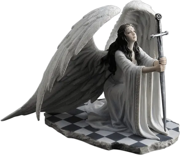 The Blessing By Anne Stokes Angel Statue Sculpture Png Angel Statue Png