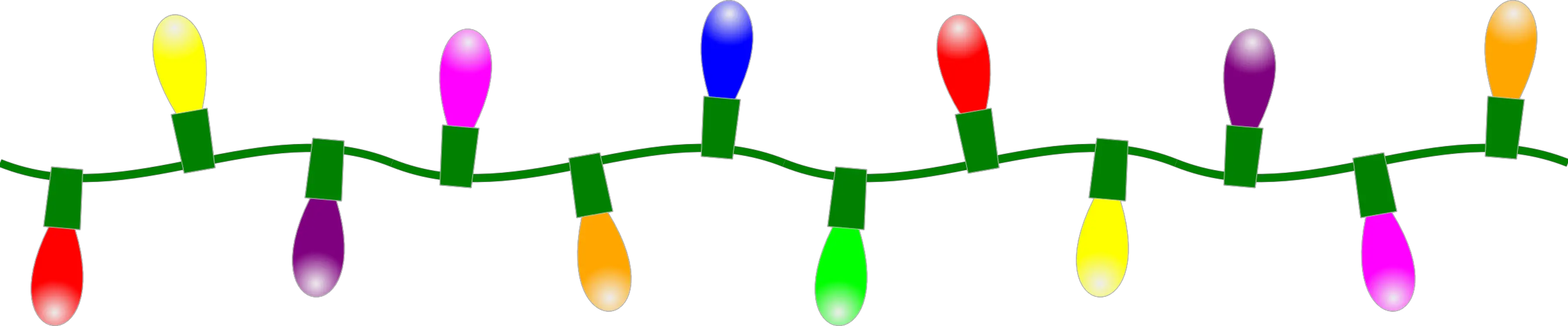 Christmas Lights Bulb Png