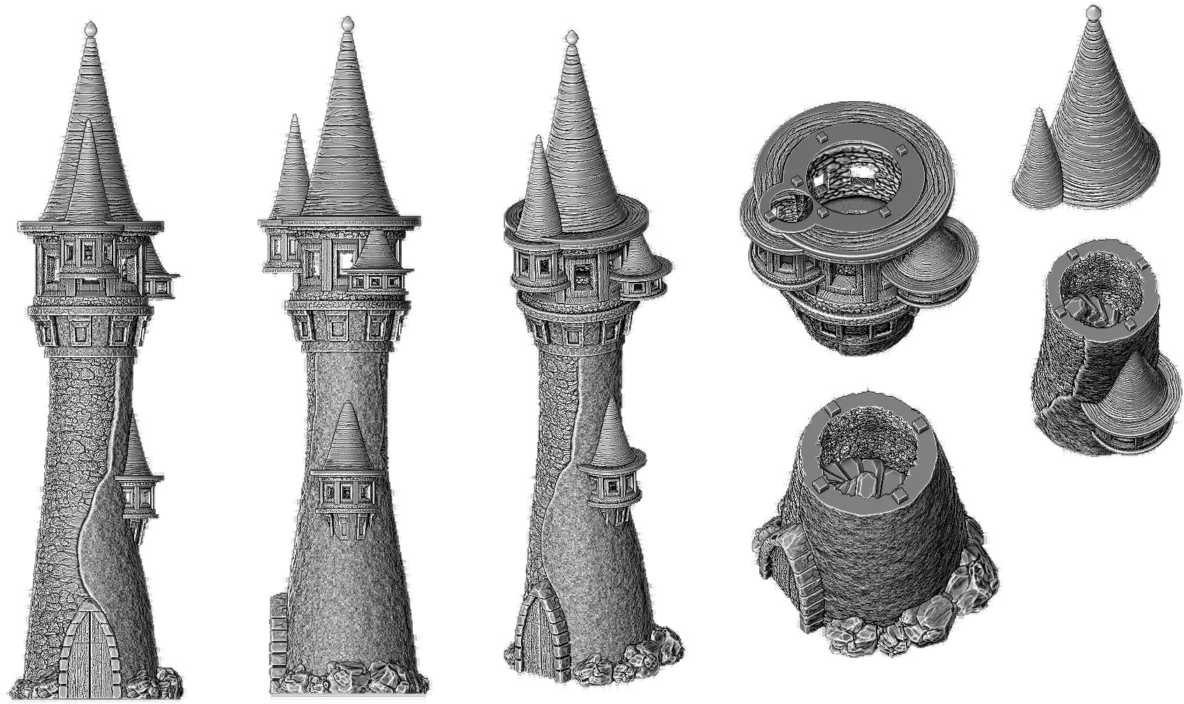 Miniature Prop Sculptor For 3d Printing U2014 Polycount Steeple Png Artstation Logo Png