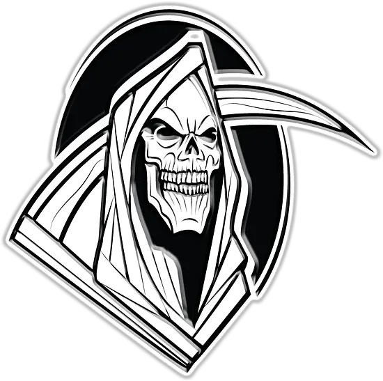 Grim Reaper Smiling Death Puzzle For Sale By Tom Hill Smiling Grim Reaper Png Reaper Icon