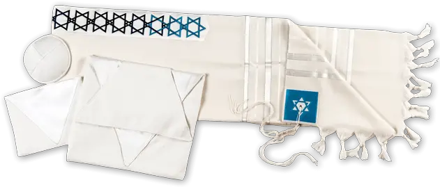 Blue Light Star Of David Tallit Envelope Png Star Of David Transparent