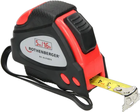 Rothenberger Magnetic Tape Measure 5 Meters Chainsaws Png Tape Measure Png