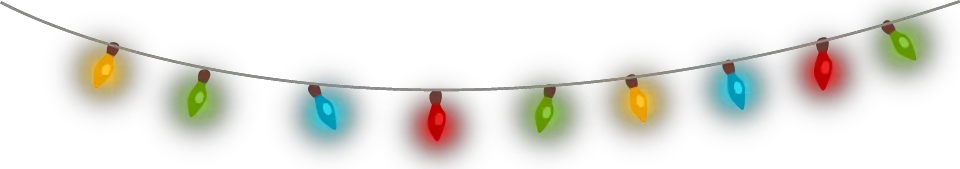 Christmas Light Bow Png