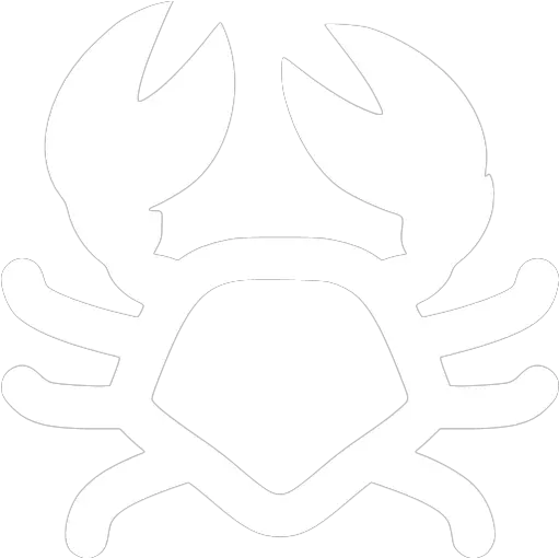 White Crab Icon Free White Animal Icons Freshwater Crab Png Crab Png