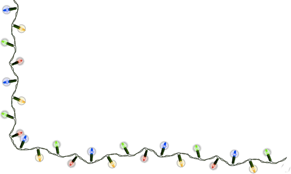 Christmas Border Clipart Free Lights Png High Quality