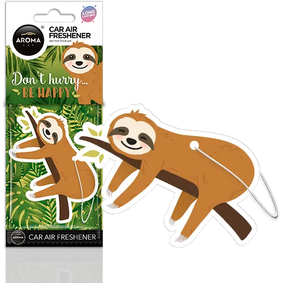 Aroma Car Cartoon Png Sloth Png