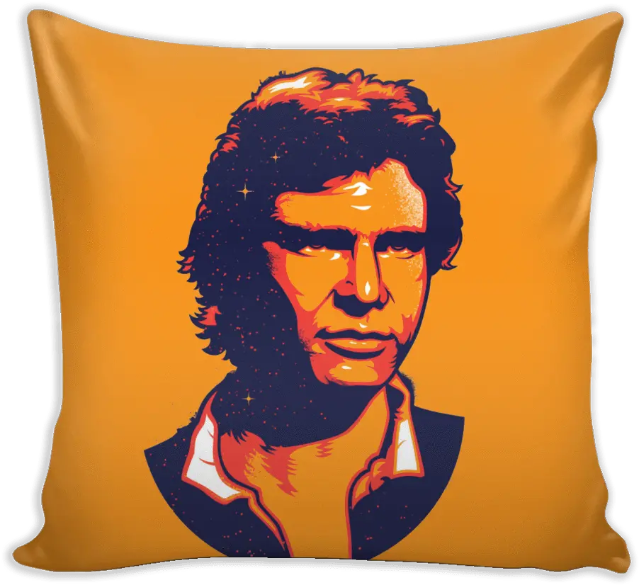 Download Han Solo Portrait Design Hd Png Uokplrs Fall Pillow Transparent Background Han Solo Png