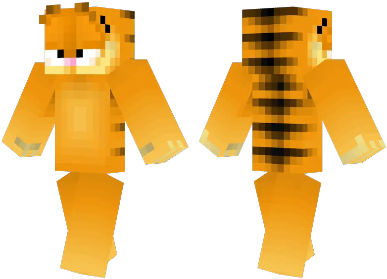 Garfield Minecraft Skins Minecraft Skin Slenderman Png Garfield Png