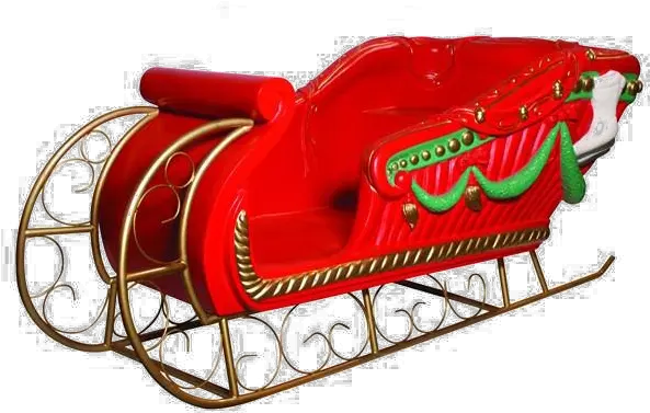 Santa Sleigh Png Image With Transparent Santa Sleigh On Transparent Background Sleigh Png