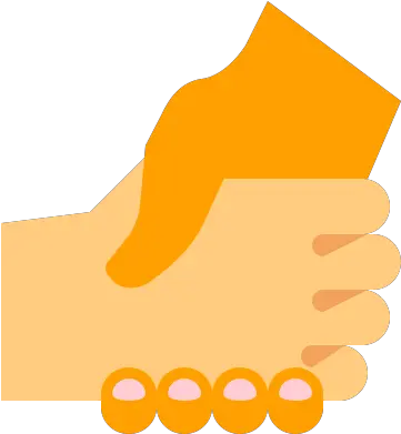 Helping Hand Icon In Color Style Png Grabbing