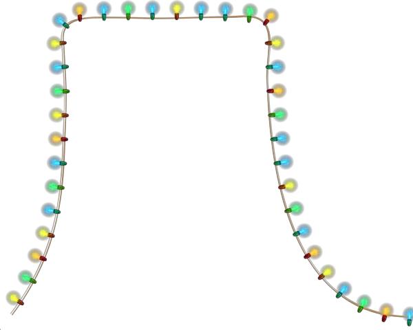 Christmas Lights Photoshop Png