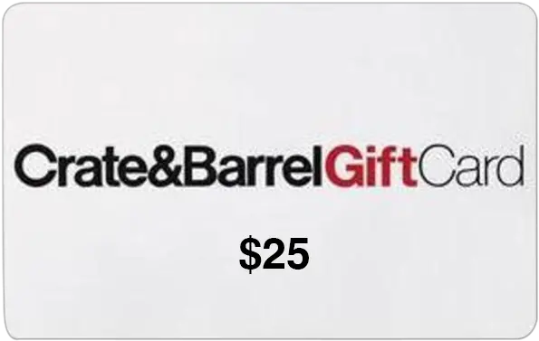 Crate And Barrel Gift Card Crate And Barrel Gift Card Png Crate And Barrel Logo