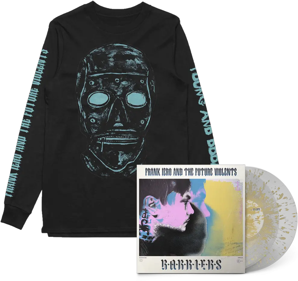 Barriers 12u201d Vinyl Long Sleeve Bundle Long Sleeve Png Frank Iero Logo