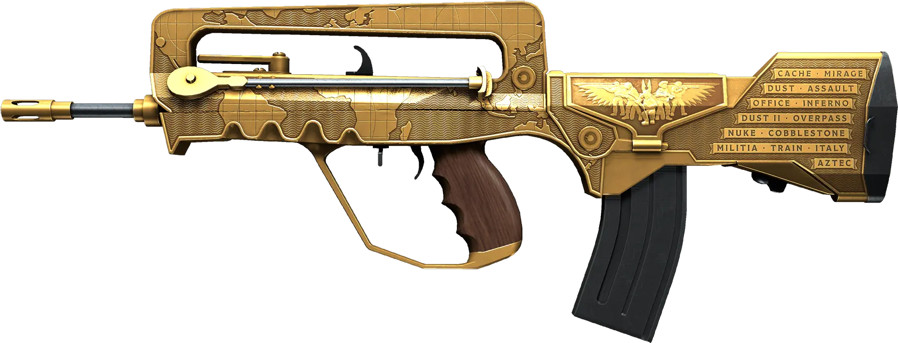 Ballinu0027 Cs Go Famas Skins Png Holding Gun Transparent