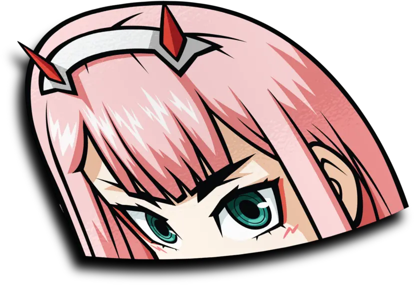 Zero Two Peeker Sticker Zero Two Peeker Sticker Png Zero Two Png