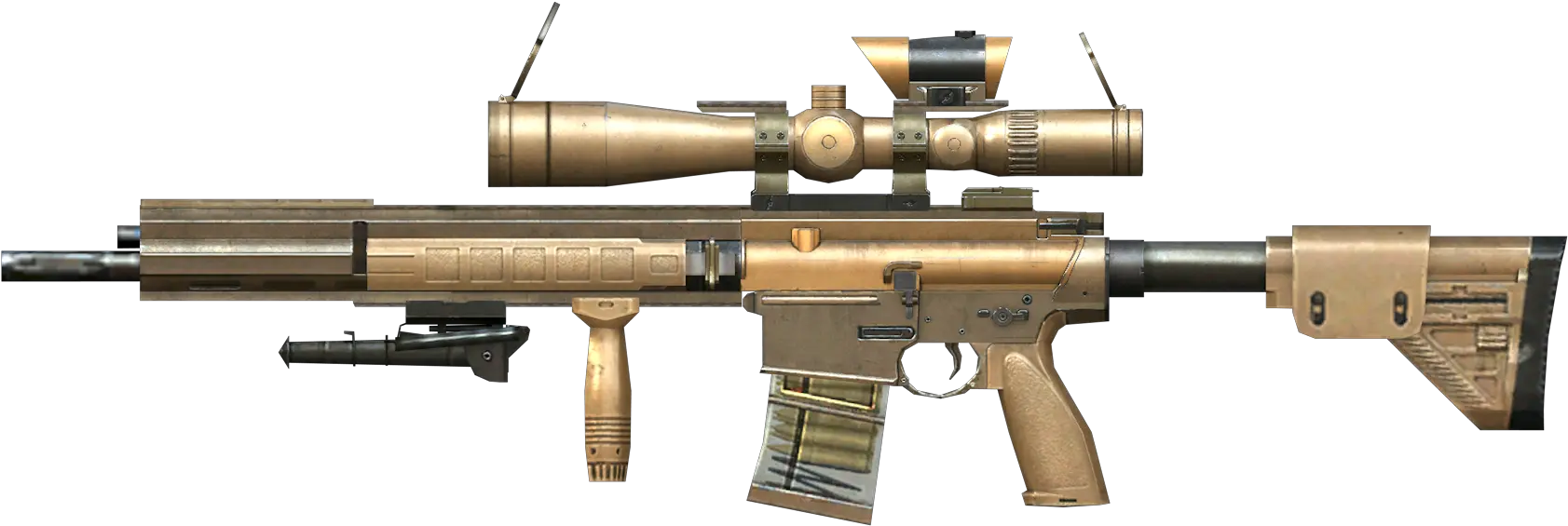 Download Chrome Sniper With Scope Png Image For Free Heckler And Koch G28 Scope Png