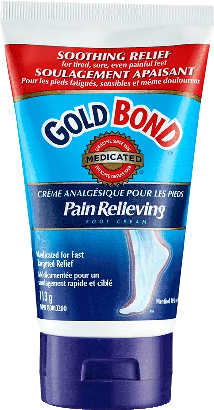 Pain Relieving Foot Cream Gold Bond Foot Powder Png Feet Transparent