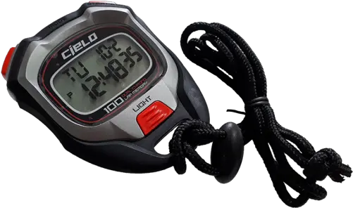 Cielo Exactospeed Professional Stopwatch 100 Lap Dual Stopwatch Png Stopwatch Transparent