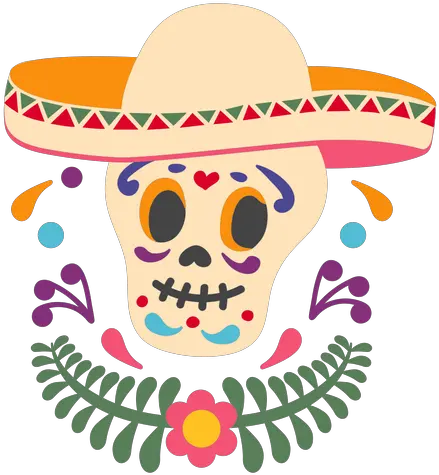 Mexican Skull Sombrero Emblem Adipec Logo Png Sombrero Mexicano Png