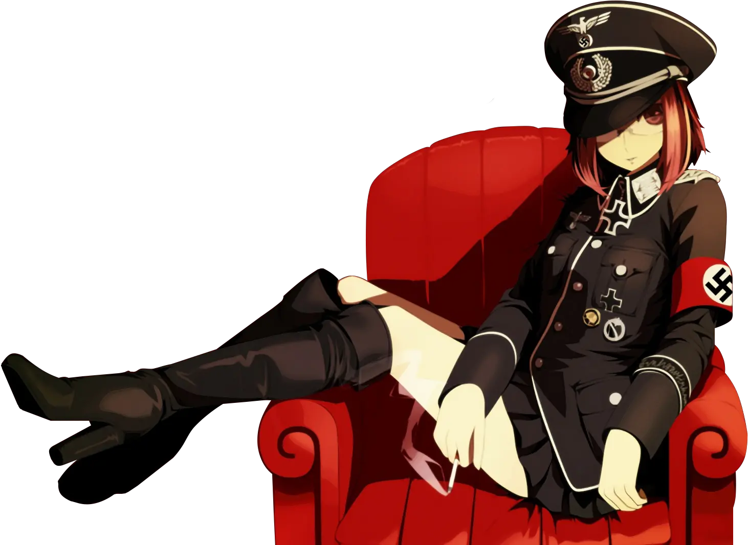 Anime Girl Sexy Nazi Anime Girl Png Nazi Png