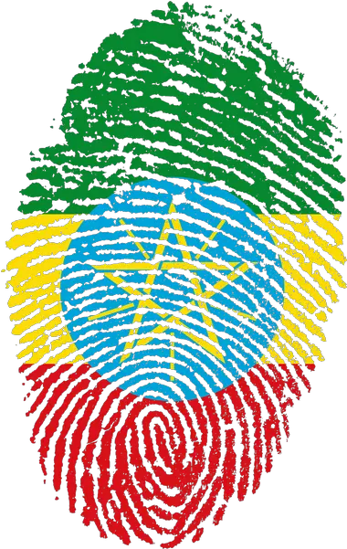 Ethiopia Flag Fingerprint Transparent Png Images Clipart St Kitts Nevis Flags Finger Print Png