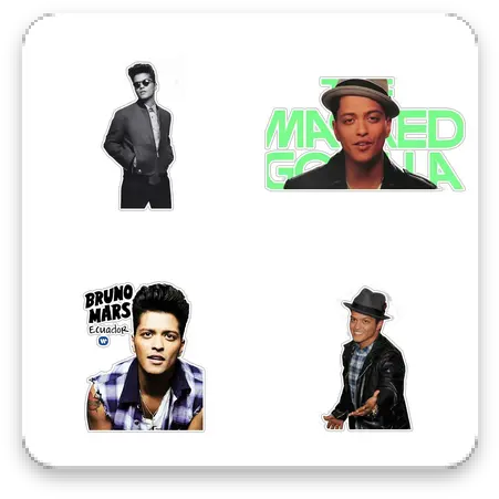 Download Bruno Mars Whatsapp Stickers Apk Free Bruno Mars Meme Sticker Whatsapp Png Mars Icon