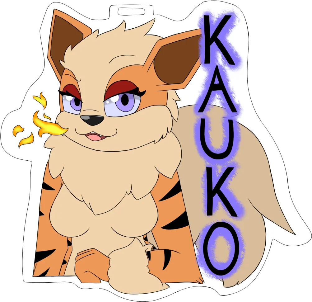 Arcanine Mff Badge By Drakky U2014 Weasyl Happy Png Arcanine Transparent