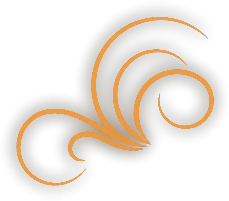 Download Fancy Line Dividers Clip Art Orange Flourish Png Fancy Line Png