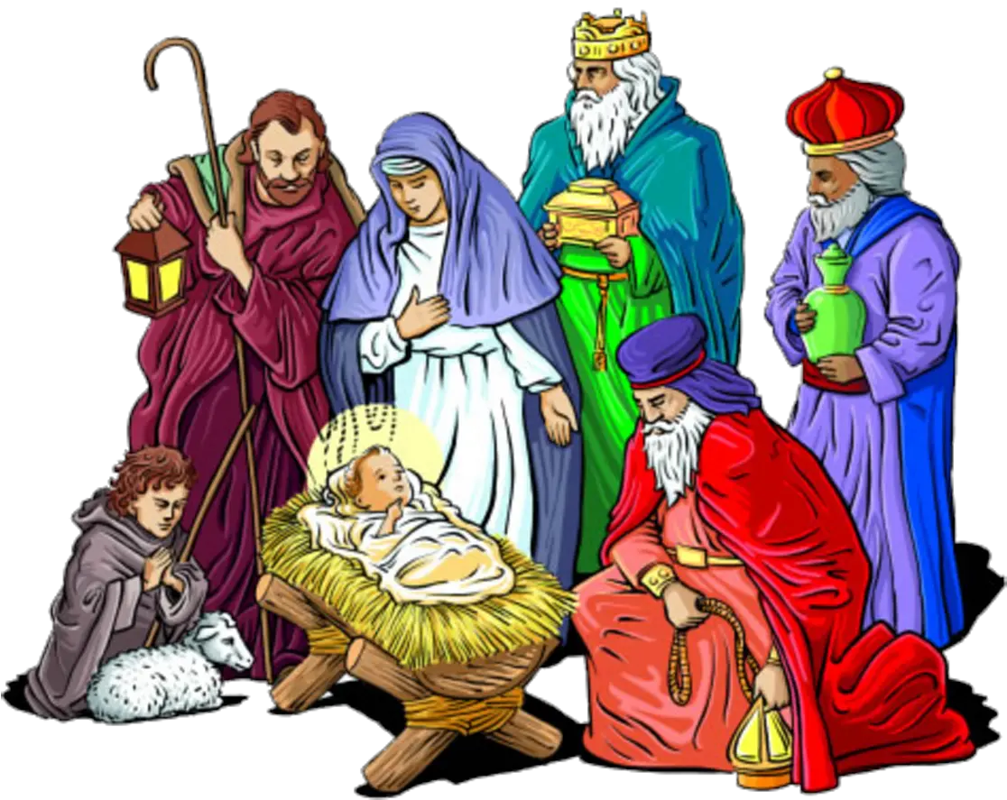 Christmas Nativity Png Files Mary And Joseph Christmas Story Nativity Png