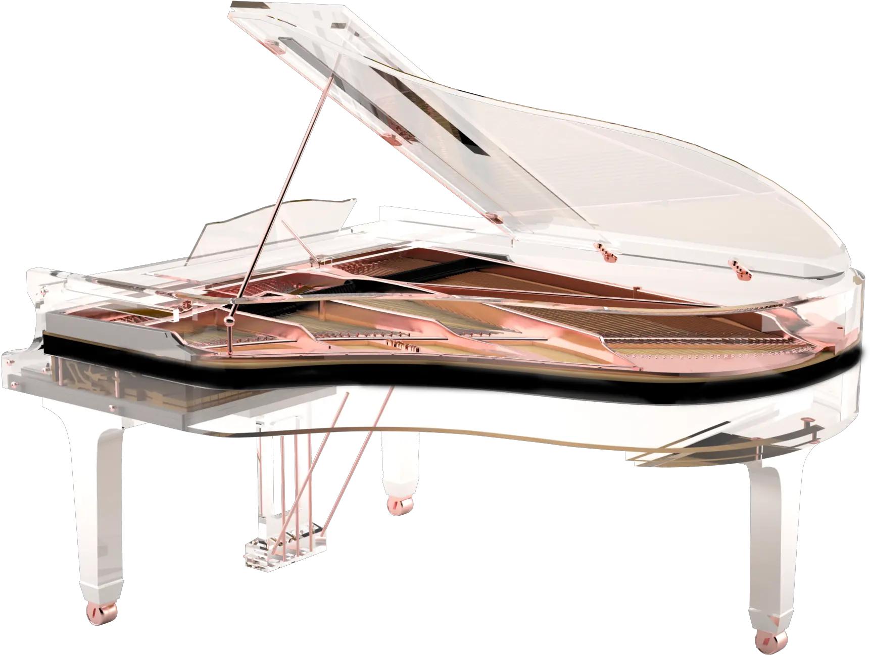 Blüthner Transparent Piano Welcome To Orpheus Music Fortepiano Png Piano Transparent