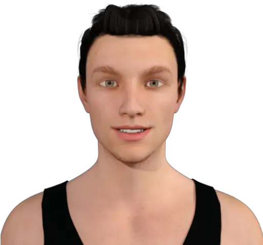 My Virtual Boyfriend Eddie Man Without Nose Mask Png My Talking Virtual Girlfriend Icon