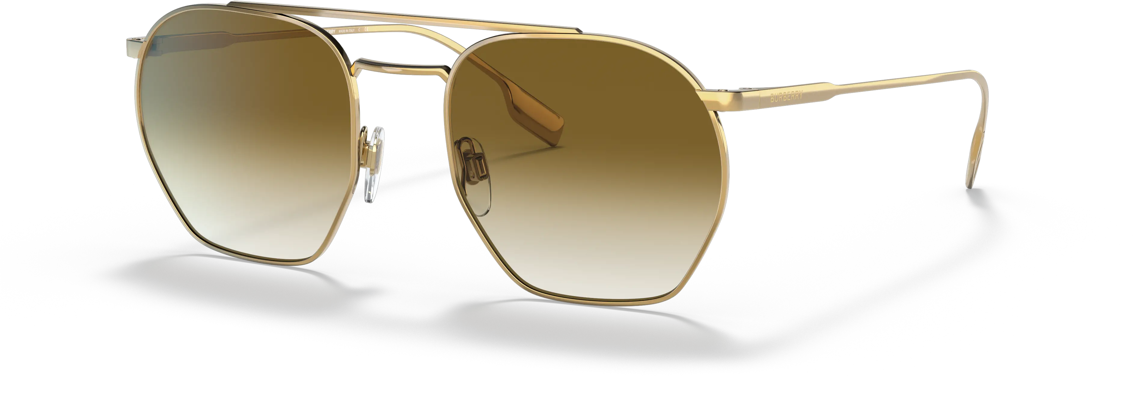 Burberry Be3126 Ramsey 53 Green Gradient U0026 Gold Sunglasses Full Rim Png Silhouette Glasses Tma Icon